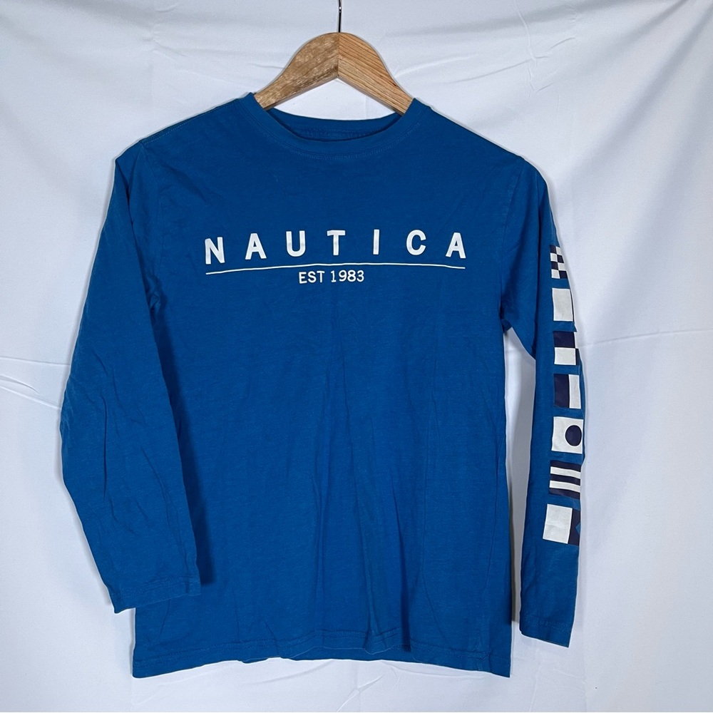 Náutica Kids Long Sleeve Top Blue Size 14-16 Casual